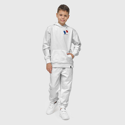 Детский костюм Im French - motto / Белый – фото 4