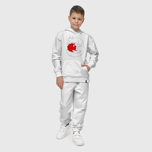 Детский костюм Лиса и роза / Белый – фото 4