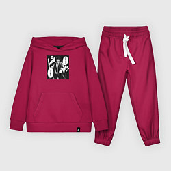 Костюм хлопковый детский Мэш Бёрндэд, цвет: маджента