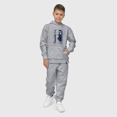 Детский костюм Тардис будка / Меланж – фото 4