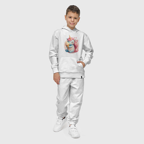 Детский костюм Единорог с мороженым / Белый – фото 4