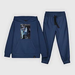 Костюм хлопковый детский Поднятие уровня в одиночку Джину Сон Пробуждённый, цвет: тёмно-синий