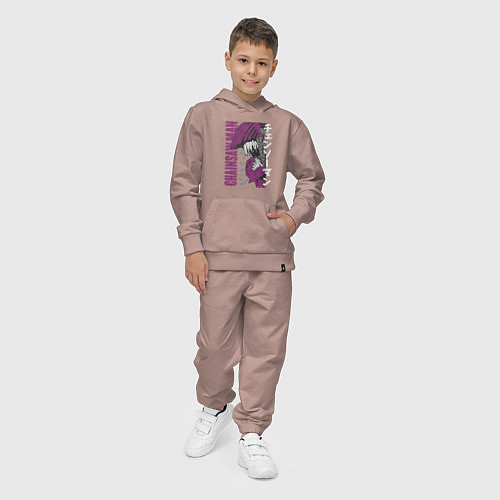 Детский костюм Человек-бензопила Денджи chainsaw / Пыльно-розовый – фото 4