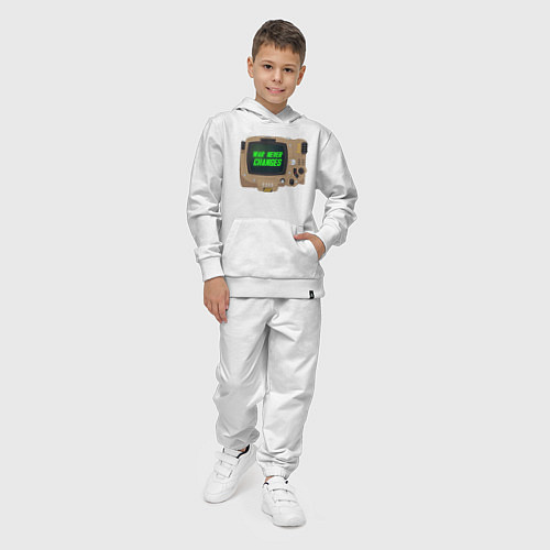 Детский костюм Pip Boy War never changes / Белый – фото 4