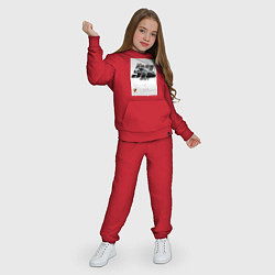 Костюм хлопковый детский Porsche 911 стильный автомобиль, цвет: красный — фото 2