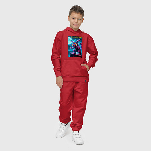Детский костюм Pikachu - nightmare / Красный – фото 4