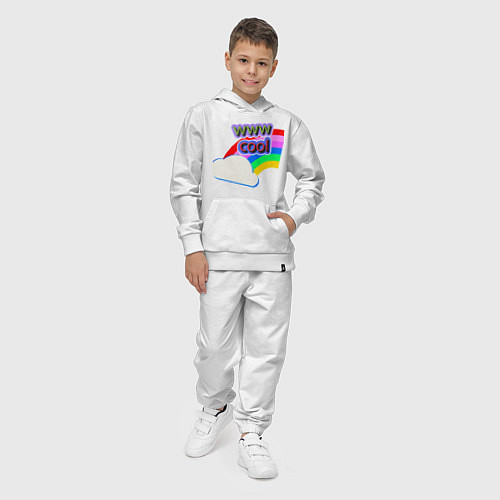 Детский костюм Rainbow Vibes / Белый – фото 4