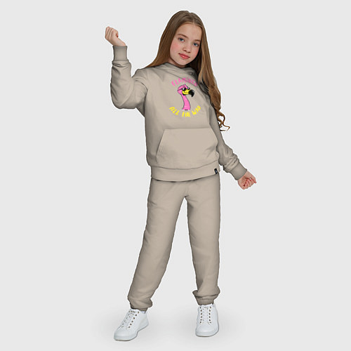 Детский костюм Flamingo all the way / Миндальный – фото 3