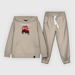 Костюм хлопковый детский Терминатор зеро, цвет: миндальный