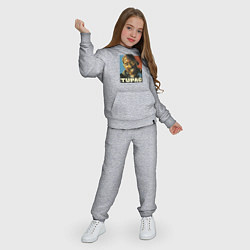 Костюм хлопковый детский Tupac - all eyez on me, цвет: меланж — фото 2