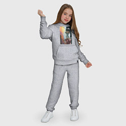 Костюм хлопковый детский Художник рисует, цвет: меланж — фото 2