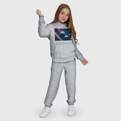 Детский костюм Космос планеты / Меланж – фото 3
