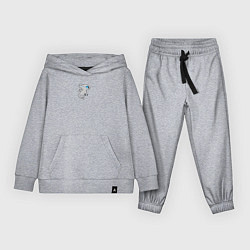 Костюм хлопковый детский Дневная фурия парный дракон, цвет: меланж