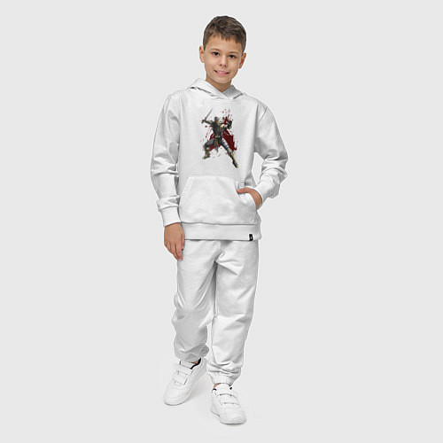 Детский костюм Scorpion Mortal Kombat / Белый – фото 4