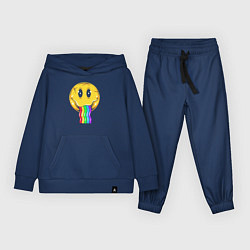 Костюм хлопковый детский Rainbow smile, цвет: тёмно-синий