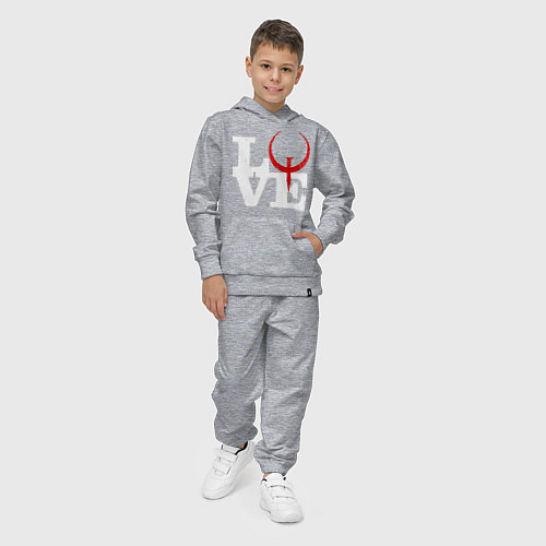 Детский костюм Люблю quake / Меланж – фото 4