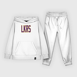 Костюм хлопковый детский Team LKRS, цвет: белый