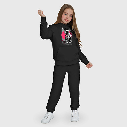 Детский костюм Клинок рассекающий демонов - самурай / Черный – фото 3