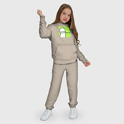 Костюм хлопковый детский Dream boohoo cracker Minecraft, цвет: миндальный — фото 2