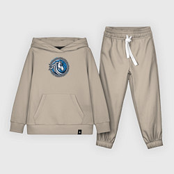 Костюм хлопковый детский Mavericks NBA, цвет: миндальный