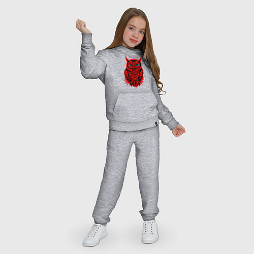 Детский костюм Сова красная / Меланж – фото 3