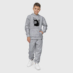 Костюм хлопковый детский Крыса или искусство, цвет: меланж — фото 2