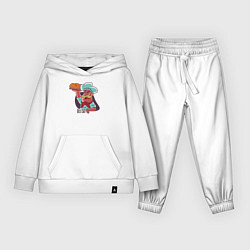 Костюм хлопковый детский Лучший шеф, цвет: белый