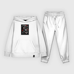 Костюм хлопковый детский Самурай ронин, цвет: белый