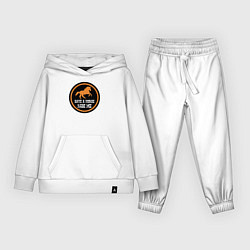 Костюм хлопковый детский Прокати меня, цвет: белый