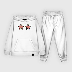 Костюм хлопковый детский Света конфета, цвет: белый