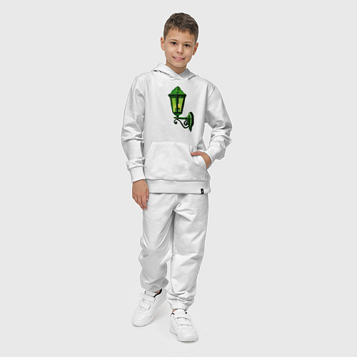 Детский костюм Зелёный уличный фонарь / Белый – фото 4