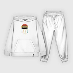 Костюм хлопковый детский Винтаж 1965, цвет: белый