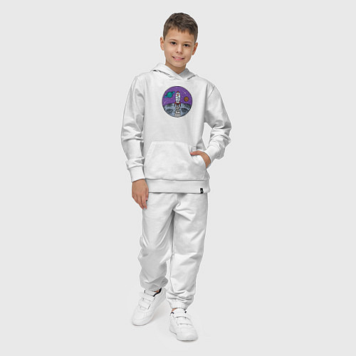 Детский костюм Полёт ракеты в космос / Белый – фото 4