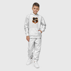 Костюм хлопковый детский ФК Урал - большой логотип, цвет: белый — фото 2