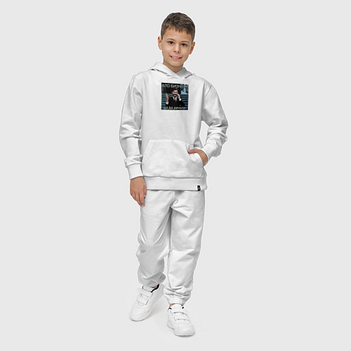 Детский костюм Ало бизнес мем / Белый – фото 4