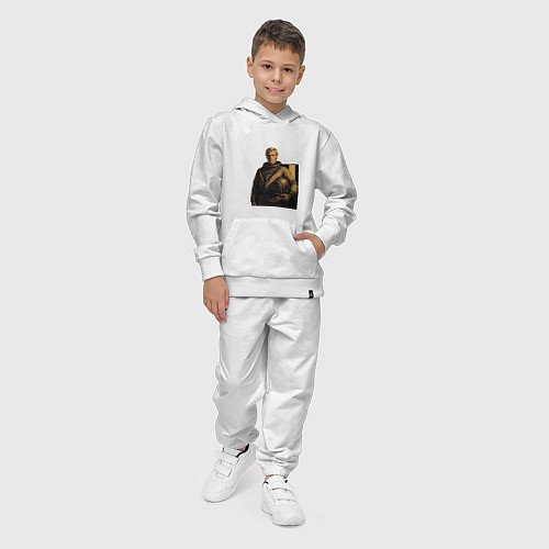 Детский костюм Молодой мужчина водолаз ретрофутуризм поп-арт 1970 / Белый – фото 4