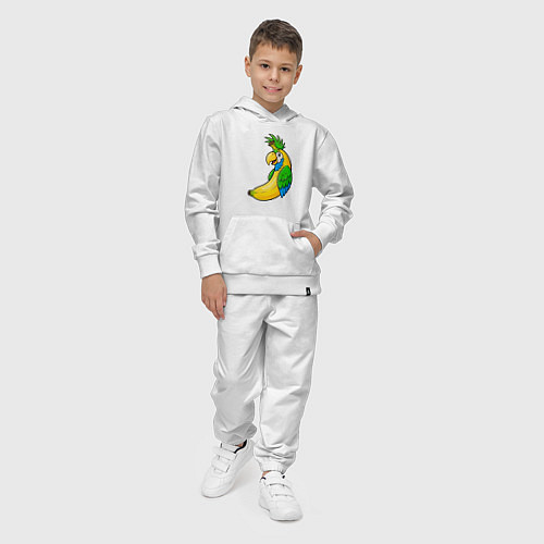Детский костюм Банановый попугай / Белый – фото 4