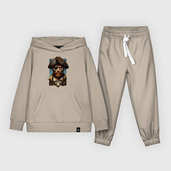 Костюм хлопковый детский Одноглазый пират Йо-хо-хо и бутылка рома, цвет: миндальный