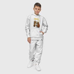 Костюм хлопковый детский Nirvana ленивцы, цвет: белый — фото 2