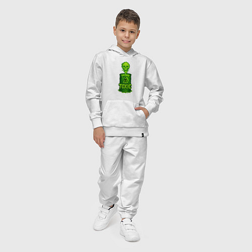 Детский костюм Toxic зеленая кислота / Белый – фото 4