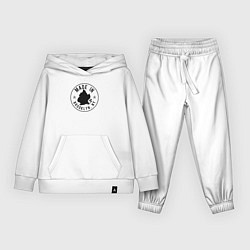 Костюм хлопковый детский Сделано в Бруклине, цвет: белый