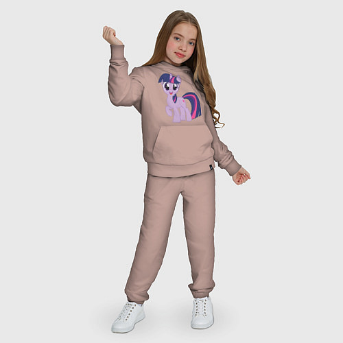 Детский костюм Пони Сумеречная Искорка / Пыльно-розовый – фото 3