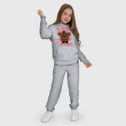 Костюм хлопковый детский I Survived Five Night, цвет: меланж — фото 2
