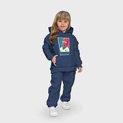 Детский костюм оверсайз Zoidberg: Why not?, цвет: тёмно-синий — фото 2