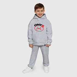 Детский костюм оверсайз Onyx, цвет: меланж — фото 2