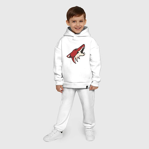 Детский костюм оверсайз Phoenix Coyotes / Белый – фото 4