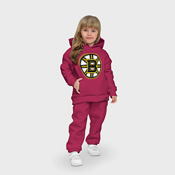 Детский костюм оверсайз Boston Bruins, цвет: маджента — фото 2