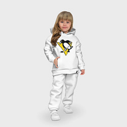Детский костюм оверсайз Pittsburgh Penguins, цвет: белый — фото 2