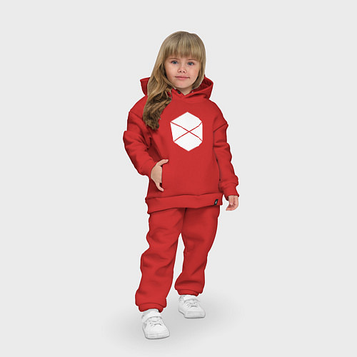 Детский костюм оверсайз Titan Symbol / Красный – фото 3