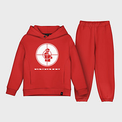 Детский костюм оверсайз Public Enemy, цвет: красный